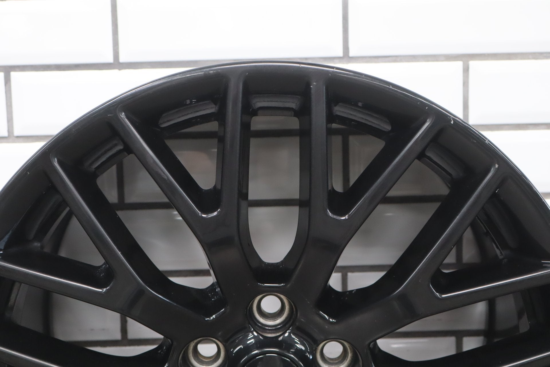 19x9.5 Alloy Wheel | Black | 10 Y Spoke | 5x114.3 | Fits 2015-2023 Ford Mustang