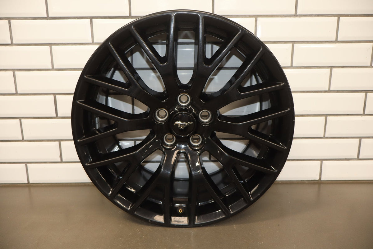 19x9.5 Alloy Wheel | Black | 10 Y Spoke | 5x114.3 | Fits 2015-2023 Ford Mustang