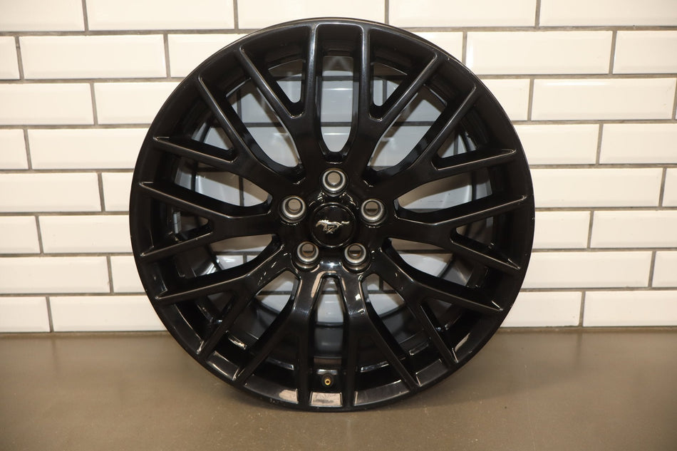 19x9.5 Alloy Wheel | Black | 10 Y Spoke | 5x114.3 | Fits 2015-2023 Ford Mustang