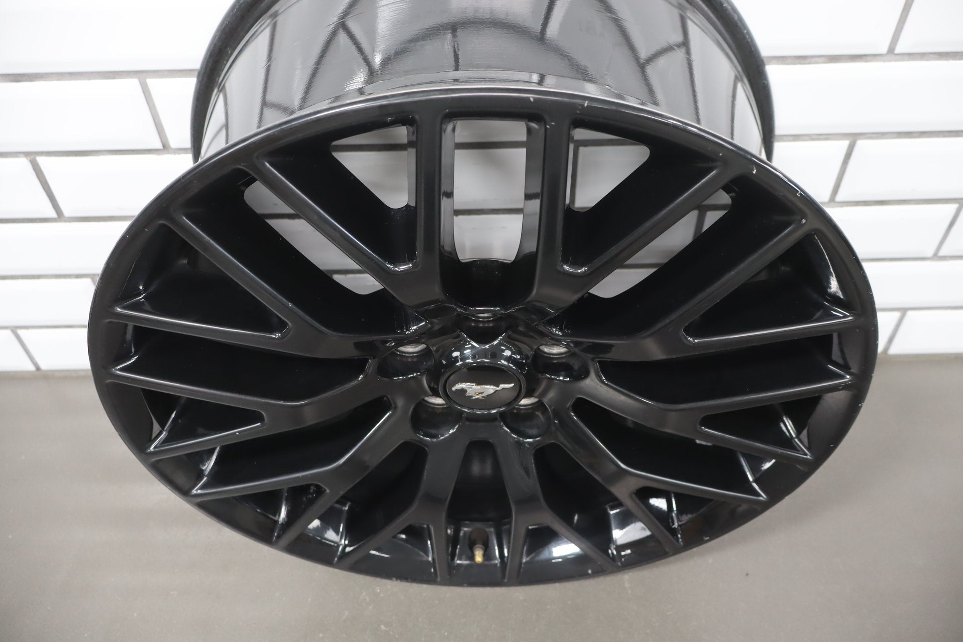 19x9.5 Alloy Wheel | Black | 10 Y Spoke | 5x114.3 | Fits 2015-2023 Ford Mustang