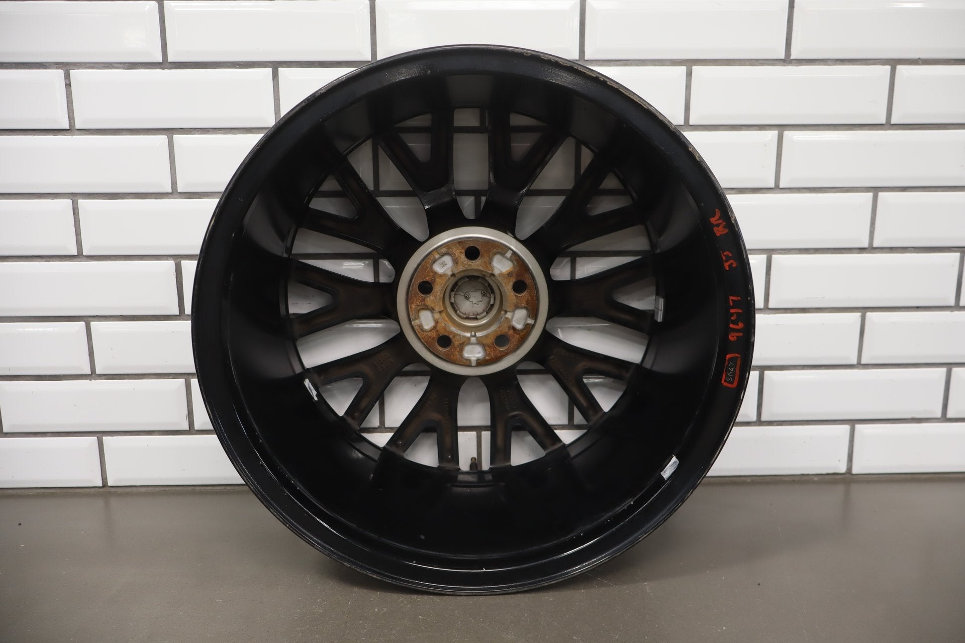19x9.5 Alloy Wheel | Black | 10 Y Spoke | 5x114.3 | Fits 2015-2023 Ford Mustang