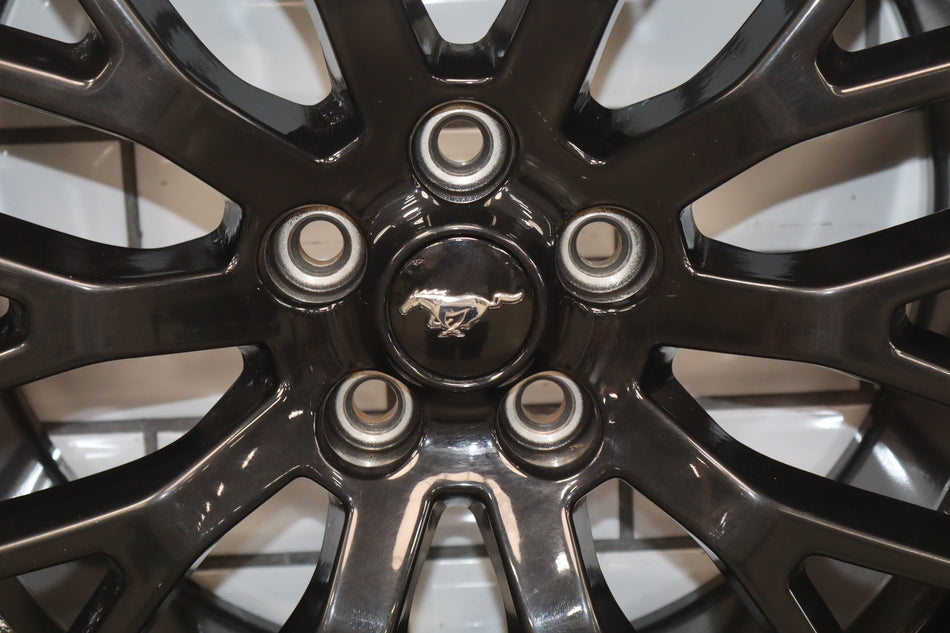 19x9.5 Alloy Wheel | Black | 10 Y Spoke | 5x114.3 | Fits 2015-2023 Ford Mustang