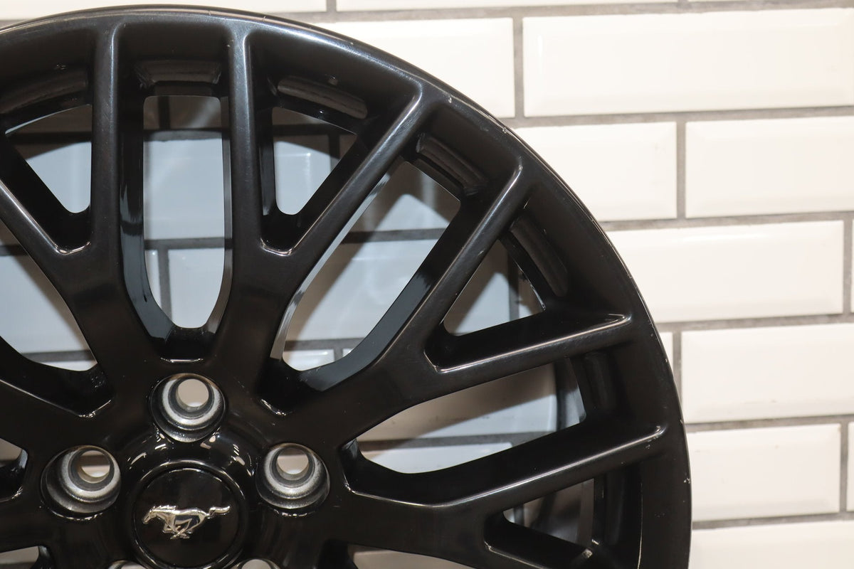 19x9.5 Alloy Wheel | Black | 10 Y Spoke | 5x114.3 | Fits 2015-2023 Ford Mustang