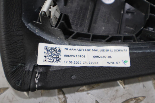 20 - 23 Toyota Supra GR Leather Armrests W/ Cupholders (Black 20) 6992197 - 06