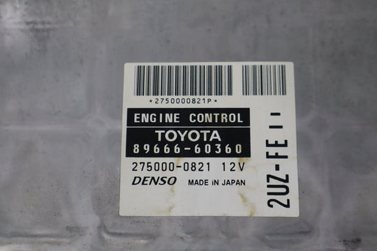 2000 - 2001 Lexus LX470 4.7L 2UZFE Engine Computer 8966660360