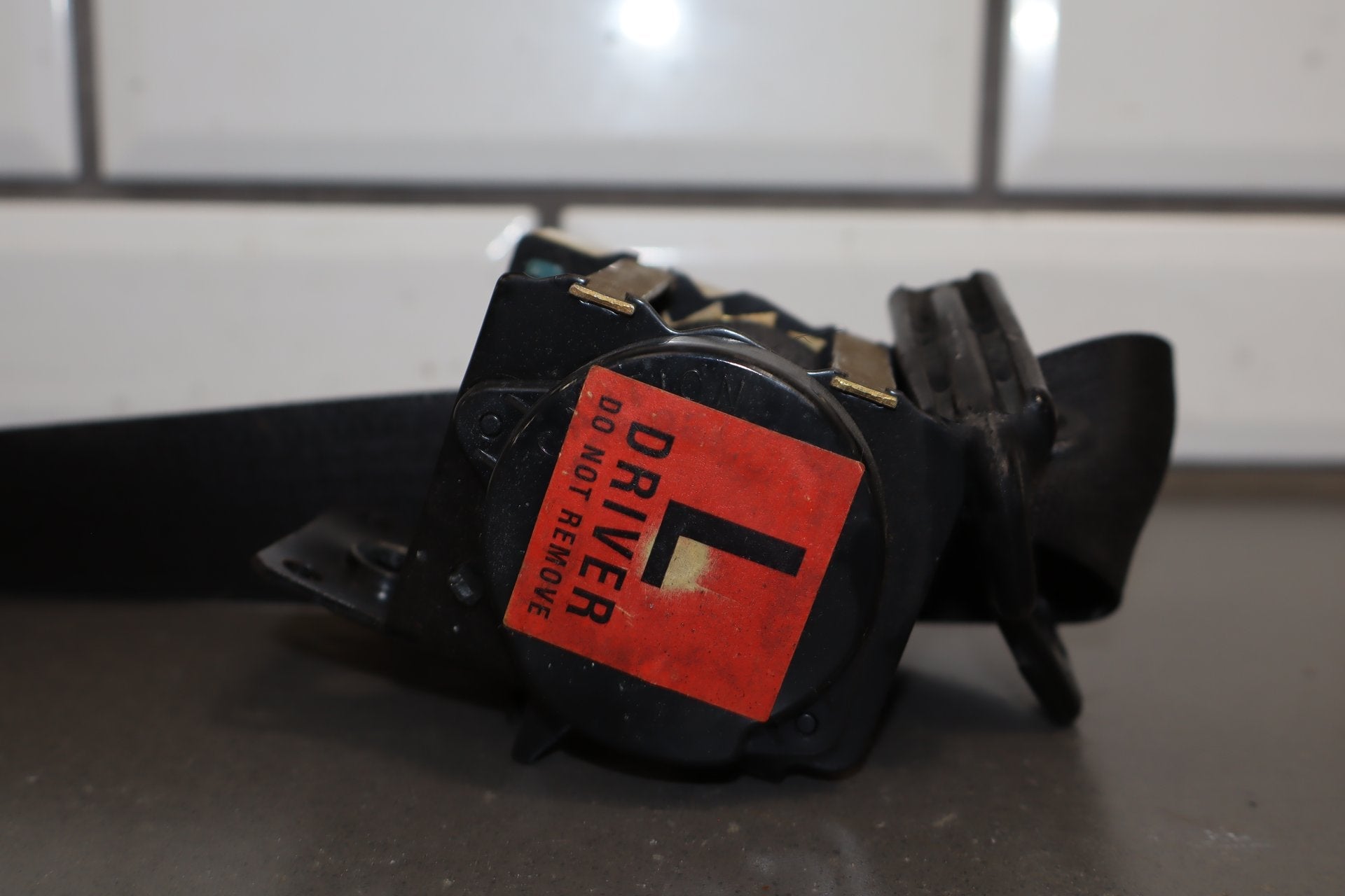 2000-2002 Chevrolet Corvette C5 Left Driver Seat Belt | Black