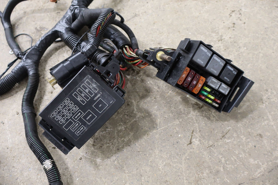 2000 - 2002 Chevy Camaro OEM Engine Fuse Relay Boxes W/Cut Harness