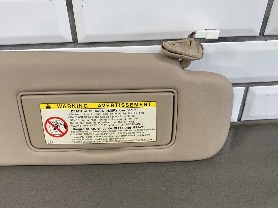 2000 - 2002 Lexus LX470 J100 - Sun Visor Pair Ivory