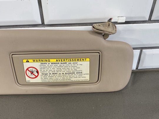 2000 - 2002 Lexus LX470 J100 - Sun Visor Pair Ivory