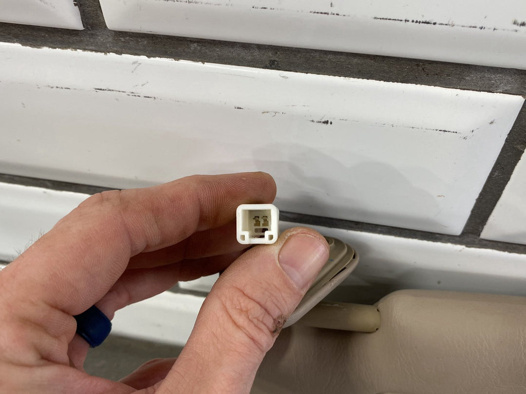 2000 - 2002 Lexus LX470 J100 - Sun Visor Pair Ivory