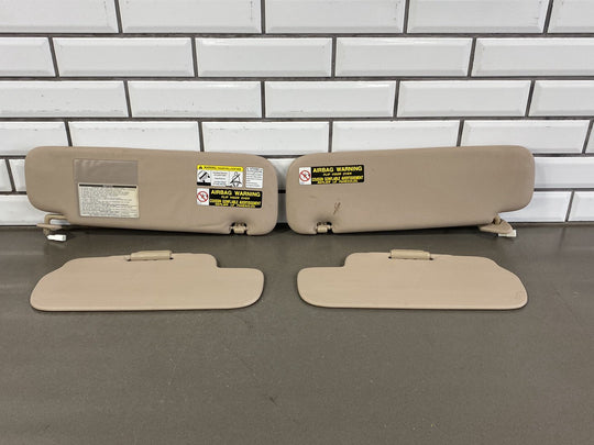 2000 - 2002 Lexus LX470 J100 - Sun Visor Pair Ivory