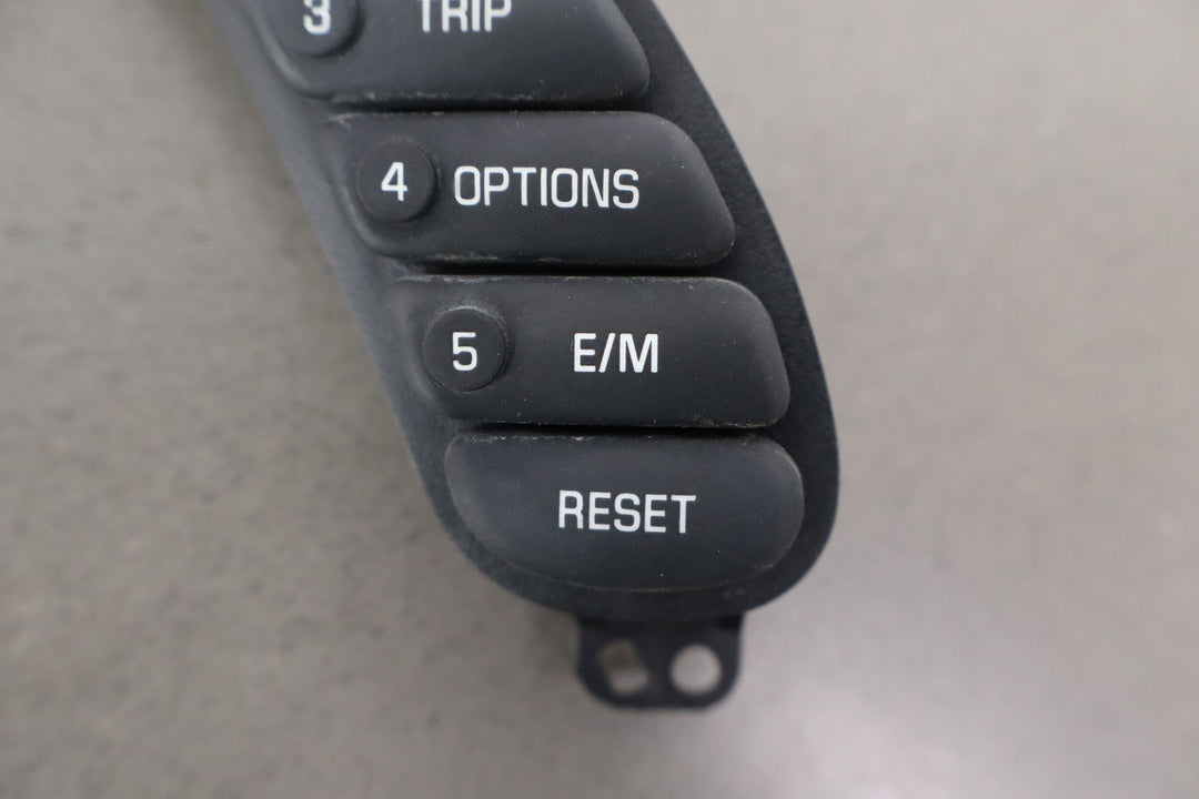 2000 - 2004 C5 Corvette Dash/Speedometer Surround Mounted Driver Info Buttons OEM