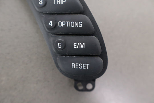 2000 - 2004 C5 Corvette Dash/Speedometer Surround Mounted Driver Info Buttons OEM