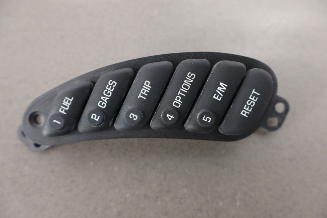 2000 - 2004 C5 Corvette Dash/Speedometer Surround Mounted Driver Info Buttons OEM