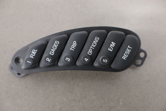 2000 - 2004 C5 Corvette Dash/Speedometer Surround Mounted Driver Info Buttons OEM