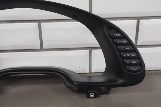 2000 - 2004 C5 Corvette Speedometer Cluster Bezel Trim W/ HUD Projector