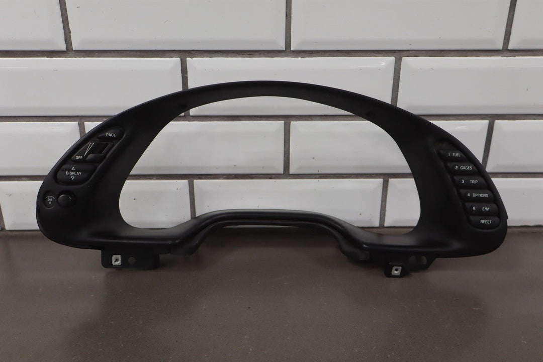 2000 - 2004 C5 Corvette Speedometer Cluster Bezel Trim W/ HUD Projector