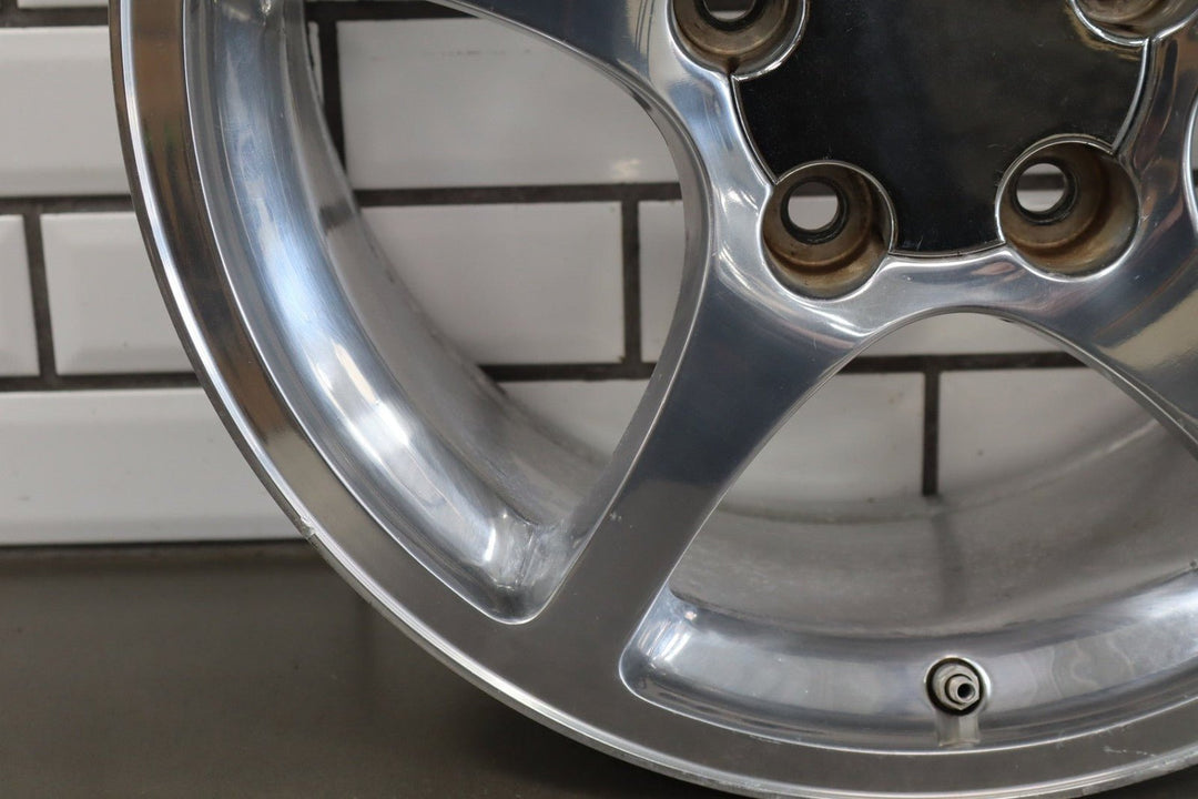 2000 - 2004 Chevrolet Corvette C4 Front 17x8.5 OEM 5 Spoke Polished Wheel