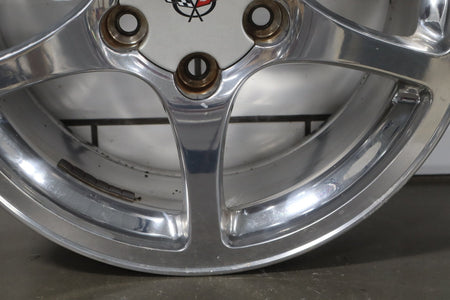 2000-2004 Chevrolet Corvette C5 Front 17x8.5 OEM 5 Spoke Polished Wheel