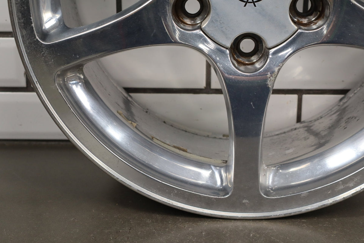 2000-2004 Chevrolet Corvette C5 Front 17x8.5 OEM 5 Spoke Polished Wheel