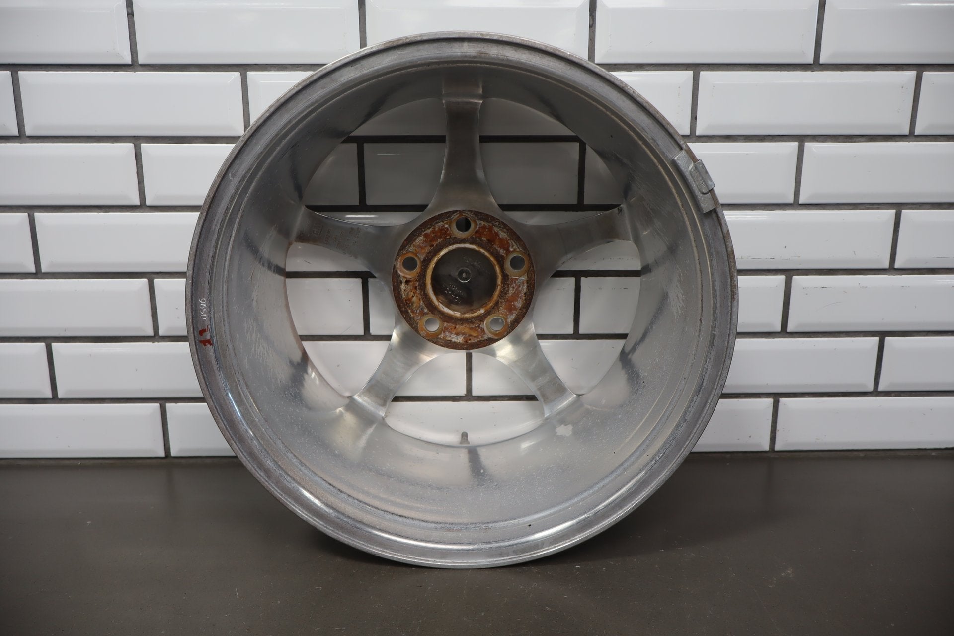 2000-2004 Chevrolet Corvette C5 Front 17x8.5 OEM 5 Spoke Polished Wheel