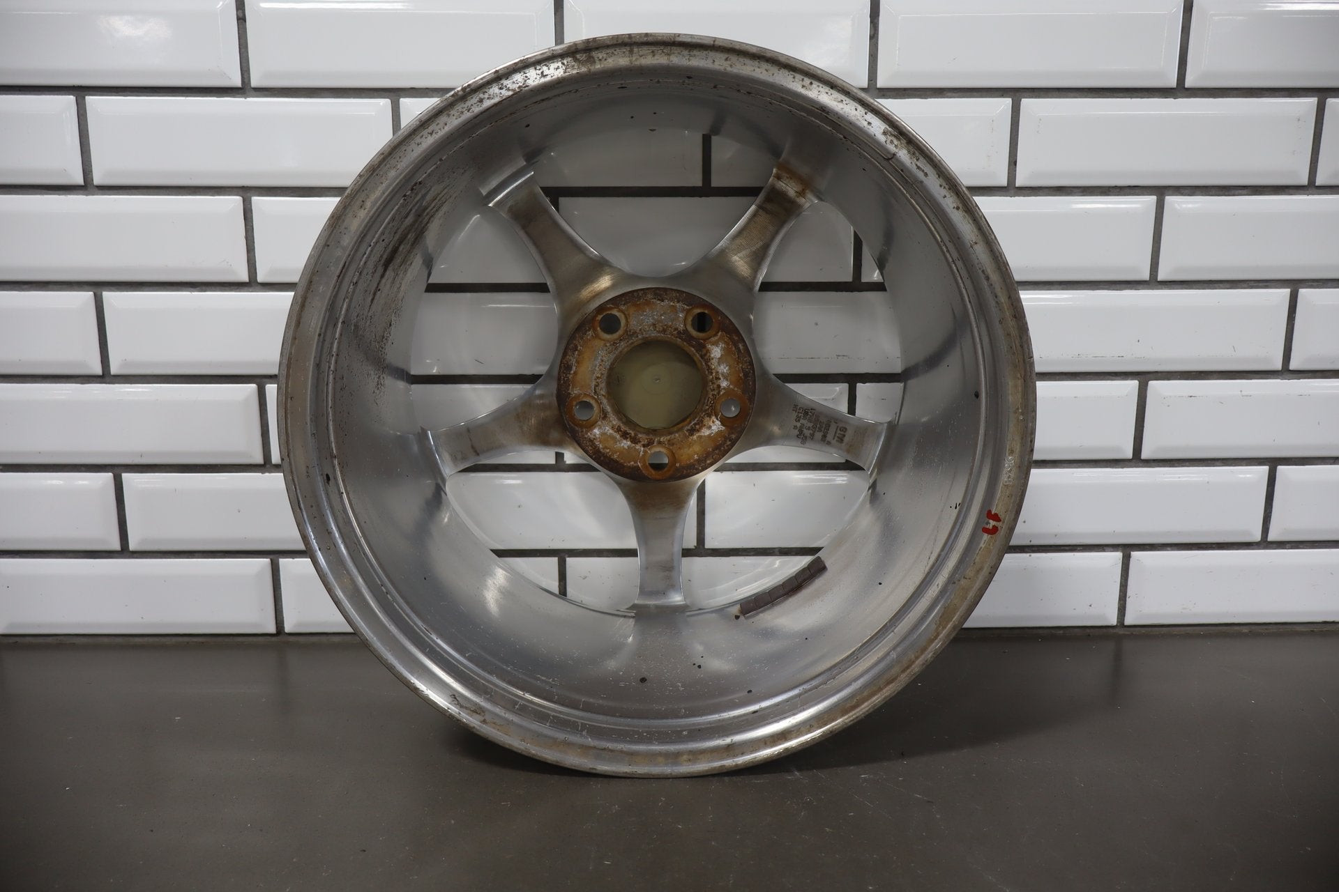 2000-2004 Chevrolet Corvette C5 Front 17x8.5 OEM 5 Spoke Polished Wheel