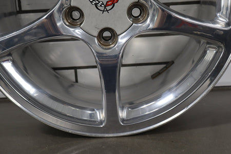 2000-2004 Chevrolet Corvette C5 Rear 18x9.5" OEM 5 Spoke Wheel | Polished