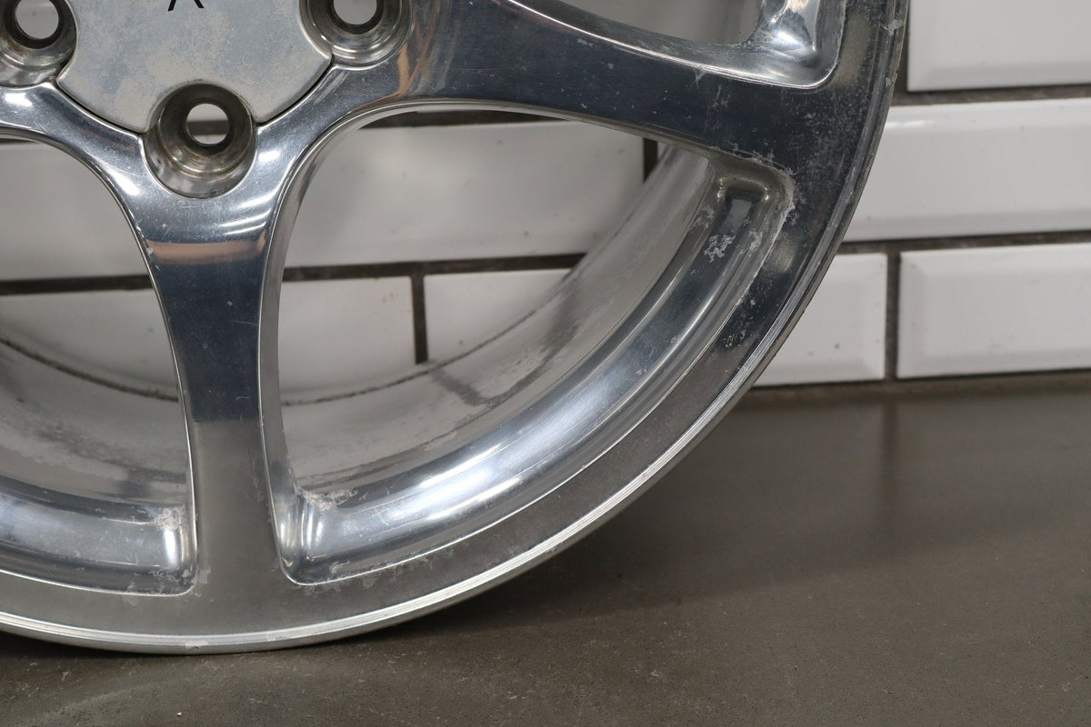 2000-2004 Chevrolet Corvette C5 Rear 18x9.5" OEM 5 Spoke Wheel | Polished