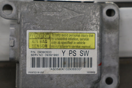 2000-2004 Chevrolet Corvette C5 SRS Module 19244545