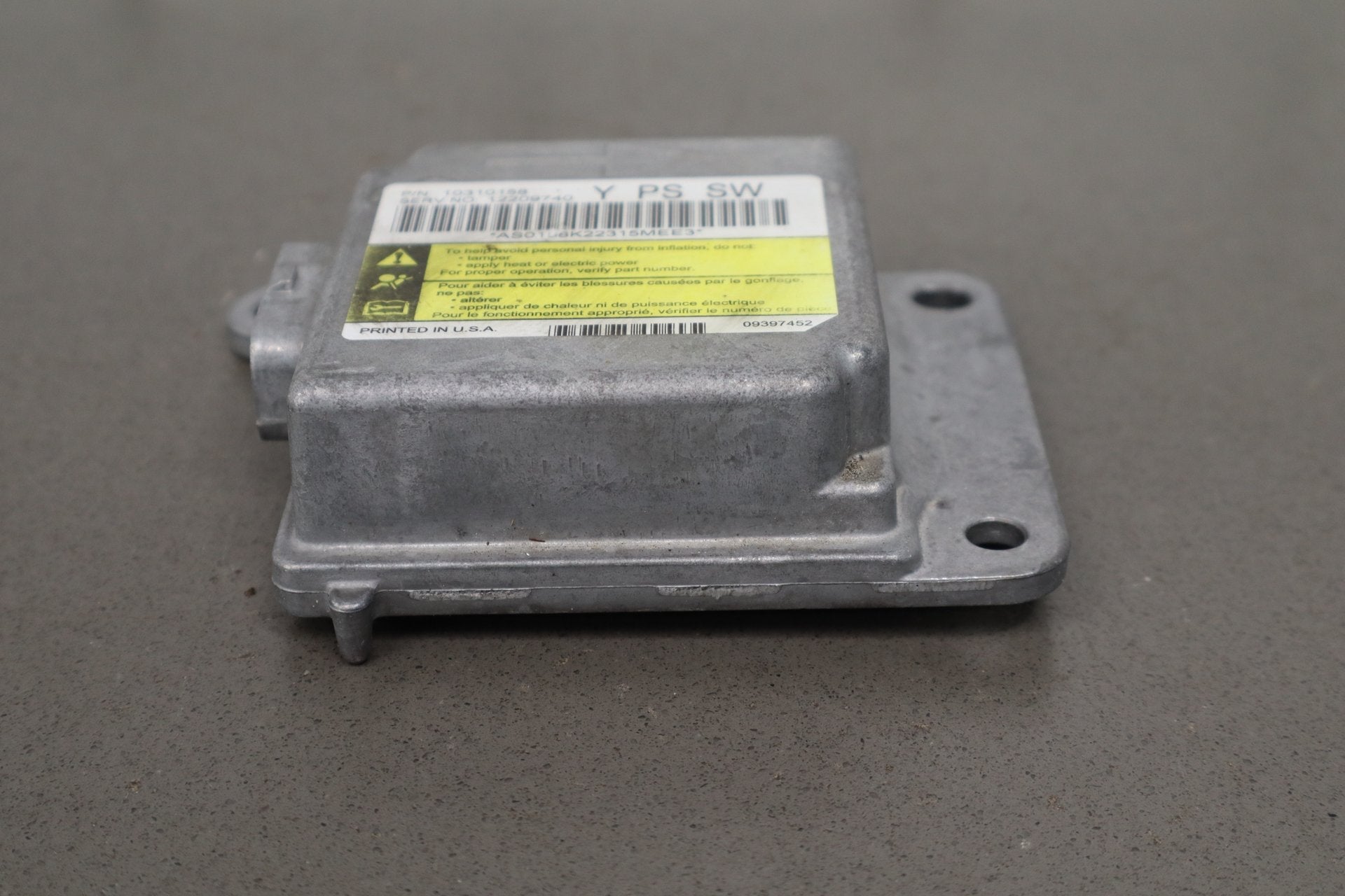 2000-2004 Chevrolet Corvette C5 SRS Module 19244545