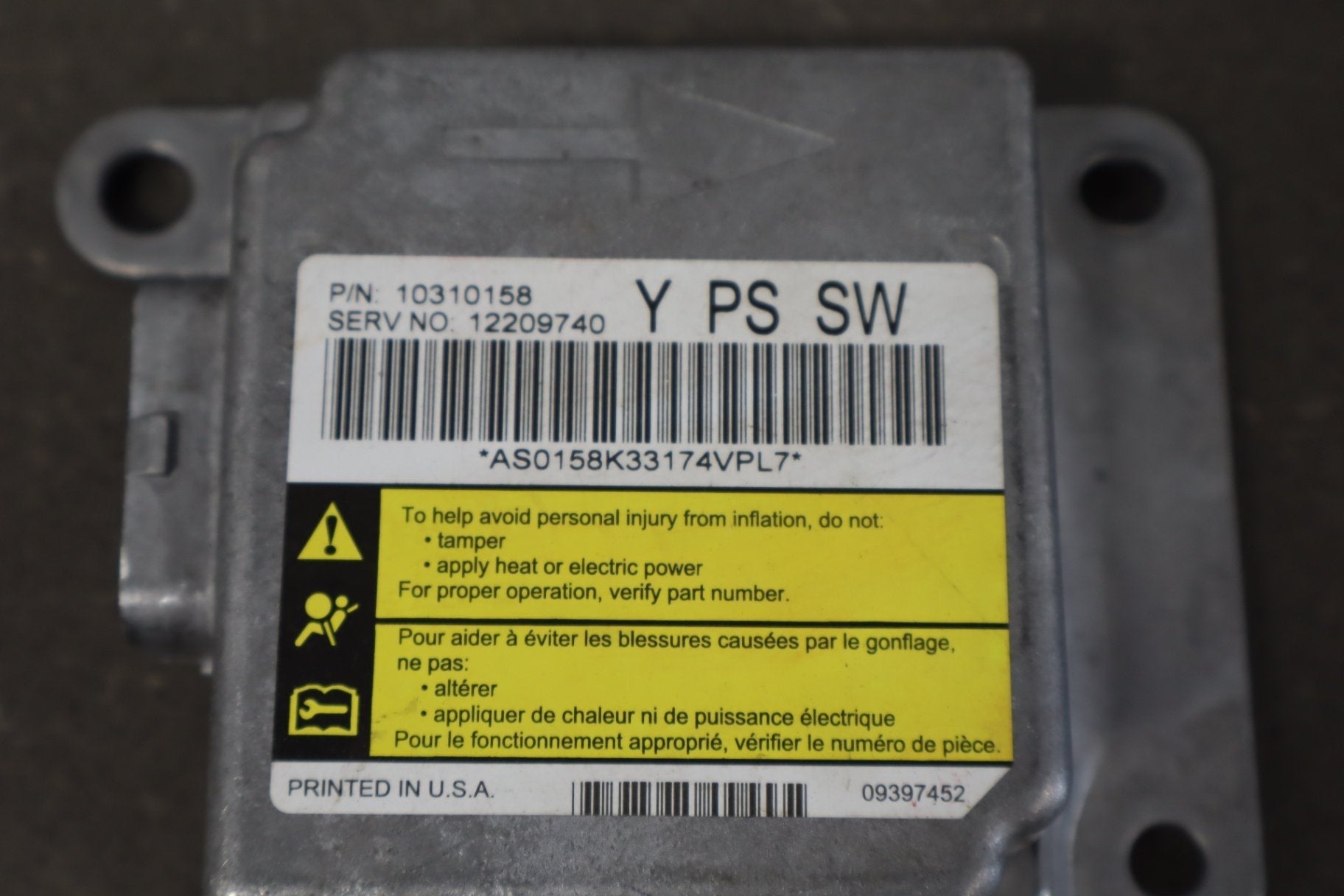 2000-2004 Chevrolet Corvette Chassis Computer 19244545 OEM