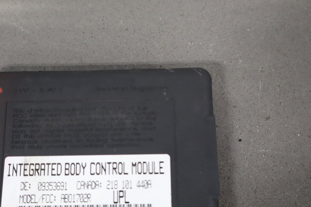 2000 Chevrolet Camaro Body Control Module 09353691 OEM