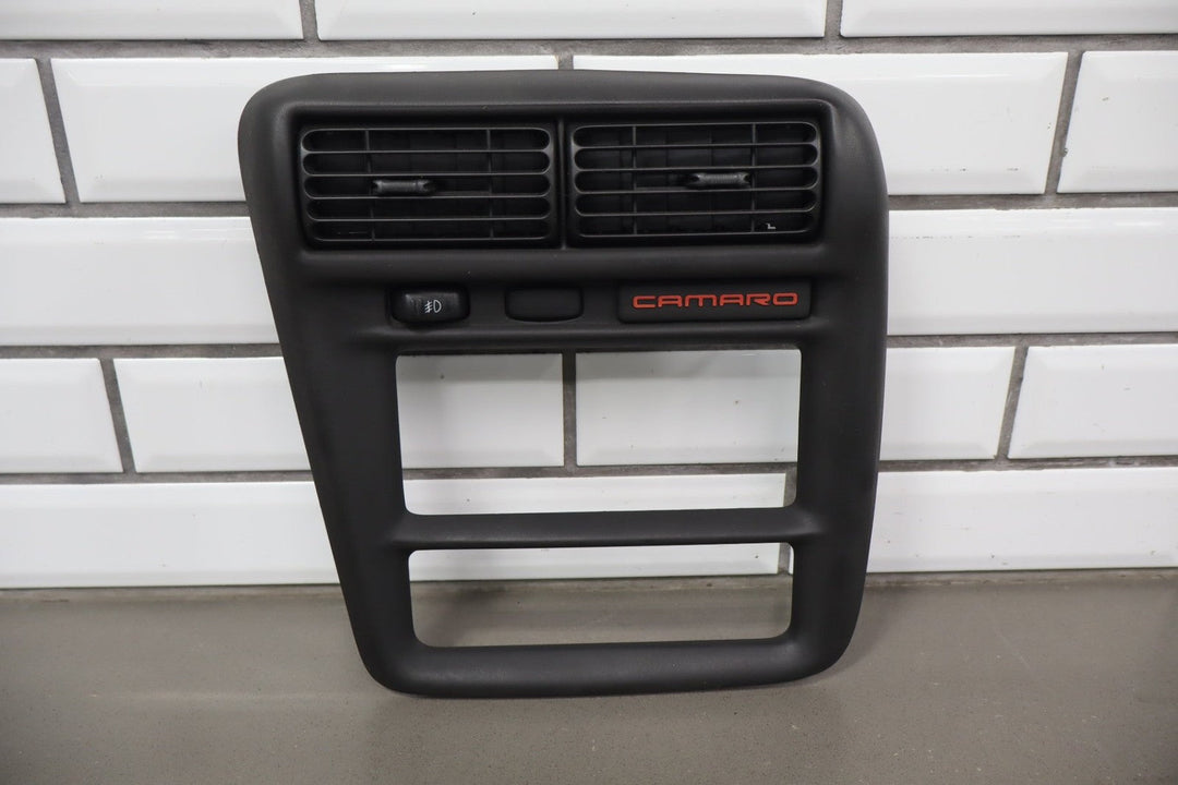 2000 Chevrolet Camaro Dash Mounted Radio Bezel Trim OEM