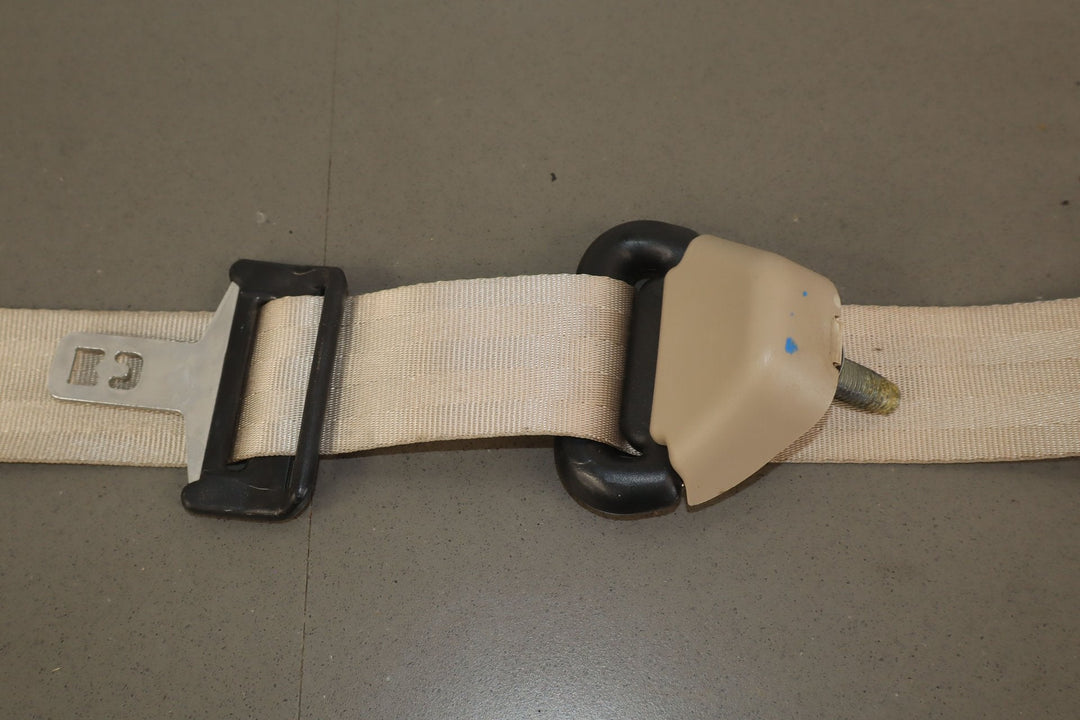 2000 Ford F250 Super Duty Left Rear Seat Belt Retractor Medium Parchment