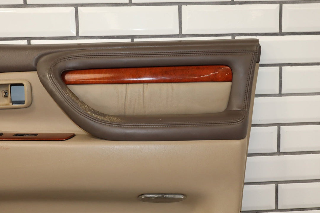 2000 Lexus LX470 Right Front Door Trim Panel Ivory IVE