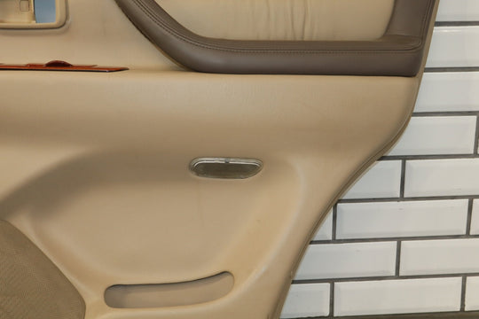 2000 Lexus LX470 Right Rear Door Trim Panel Ivory IVE