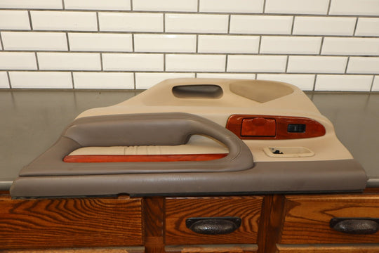 2000 Lexus LX470 Right Rear Door Trim Panel Ivory IVE