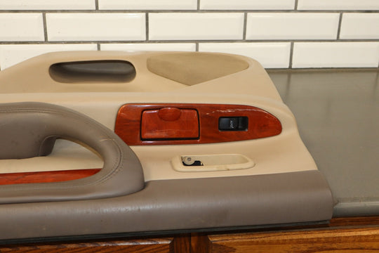 2000 Lexus LX470 Right Rear Door Trim Panel Ivory IVE