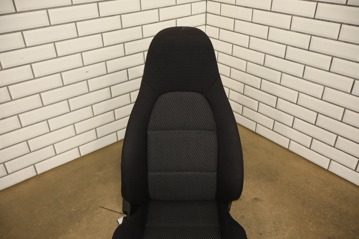 2000 Mazda MX-5 Miata Right Passenger Front Seat Cloth Black B0
