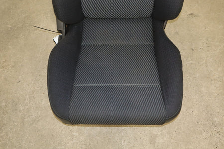 2000 Mazda MX-5 Miata Right Passenger Front Seat Cloth Black B0