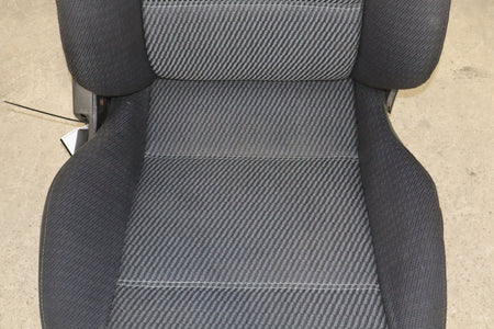 2000 Mazda MX-5 Miata Right Passenger Front Seat Cloth Black B0