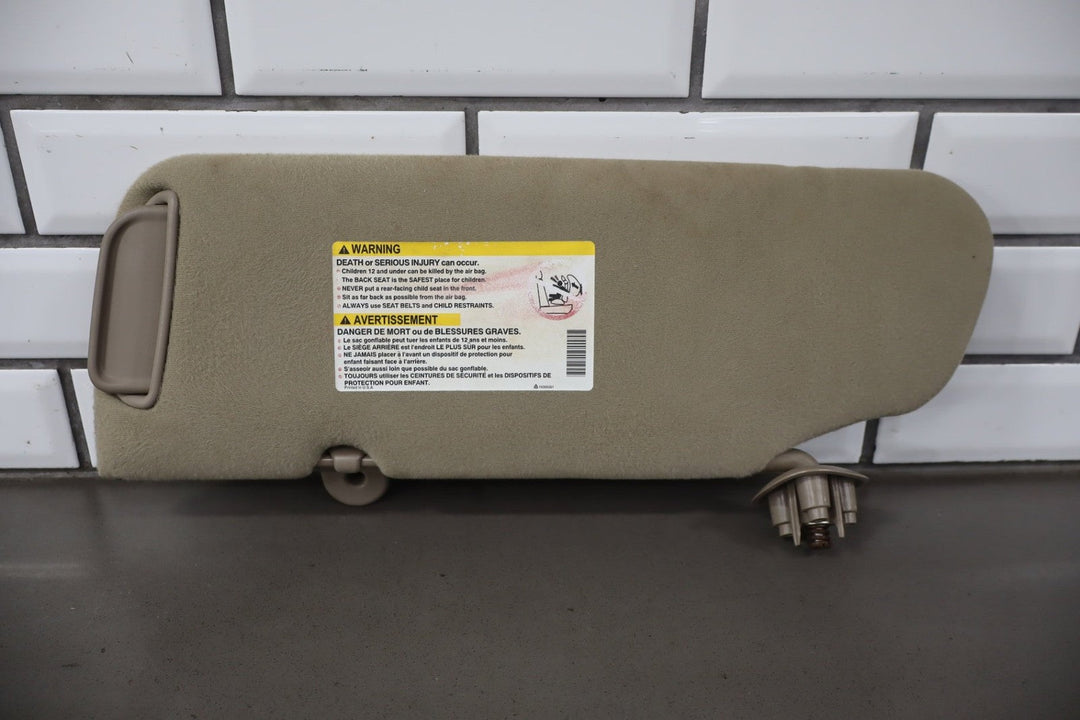 2001 - 2002 Chevrolet Silverado 2500 Sun Visor Pair Left/Right Tan 52D