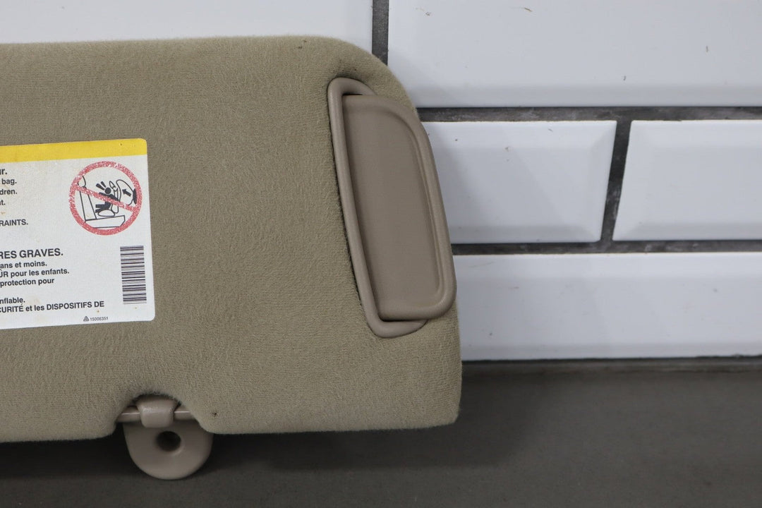 2001 - 2002 Chevrolet Silverado 2500 Sun Visor Pair Left/Right Tan 52D