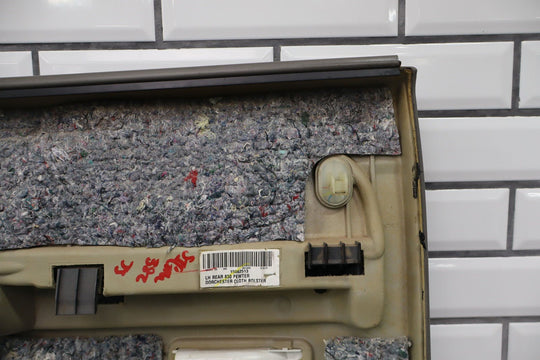 2001 - 2002 GMC Sierra 2500 Crew Cab Left Driver Rear Door Trim Panel