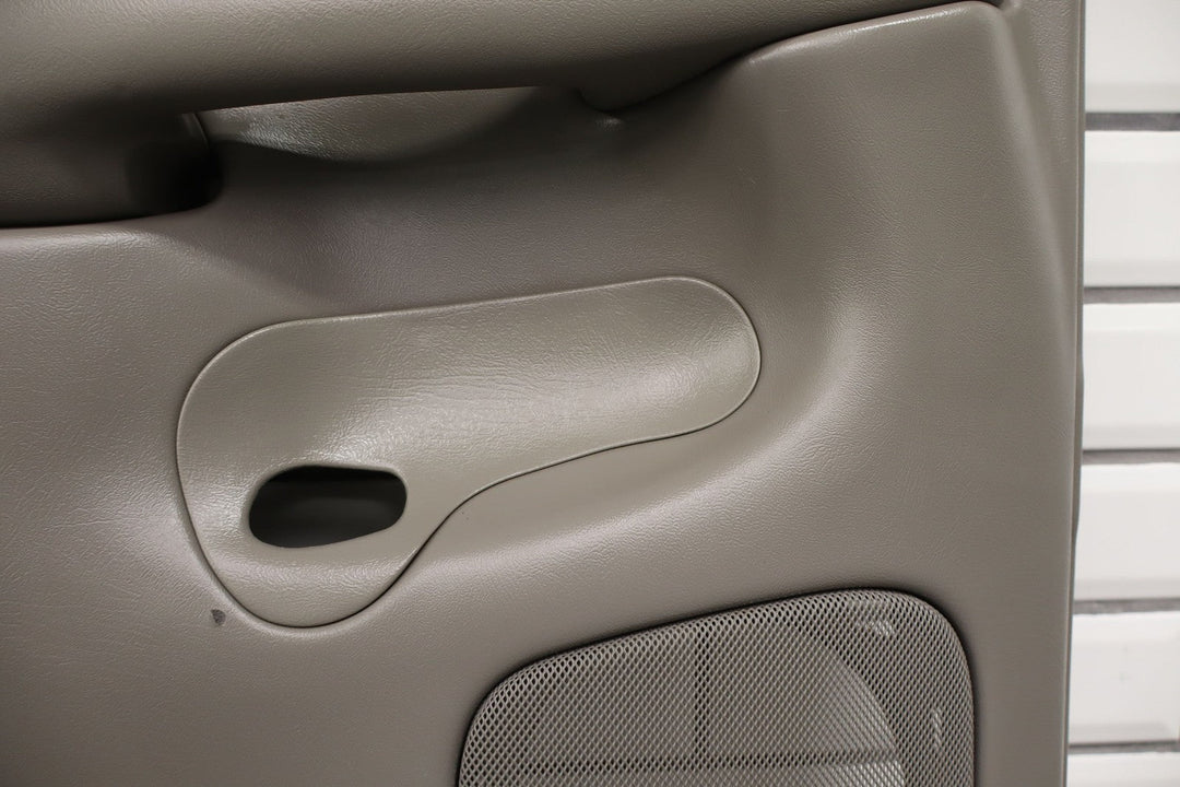 2001 - 2002 GMC Sierra 2500 Crew Cab Left Driver Rear Door Trim Panel