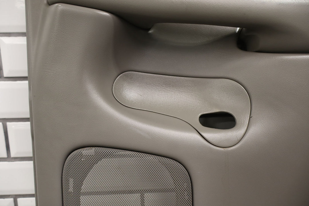 2001 - 2002 GMC Sierra 2500 Crew Cab Right Passenger Rear Door Trim Panel