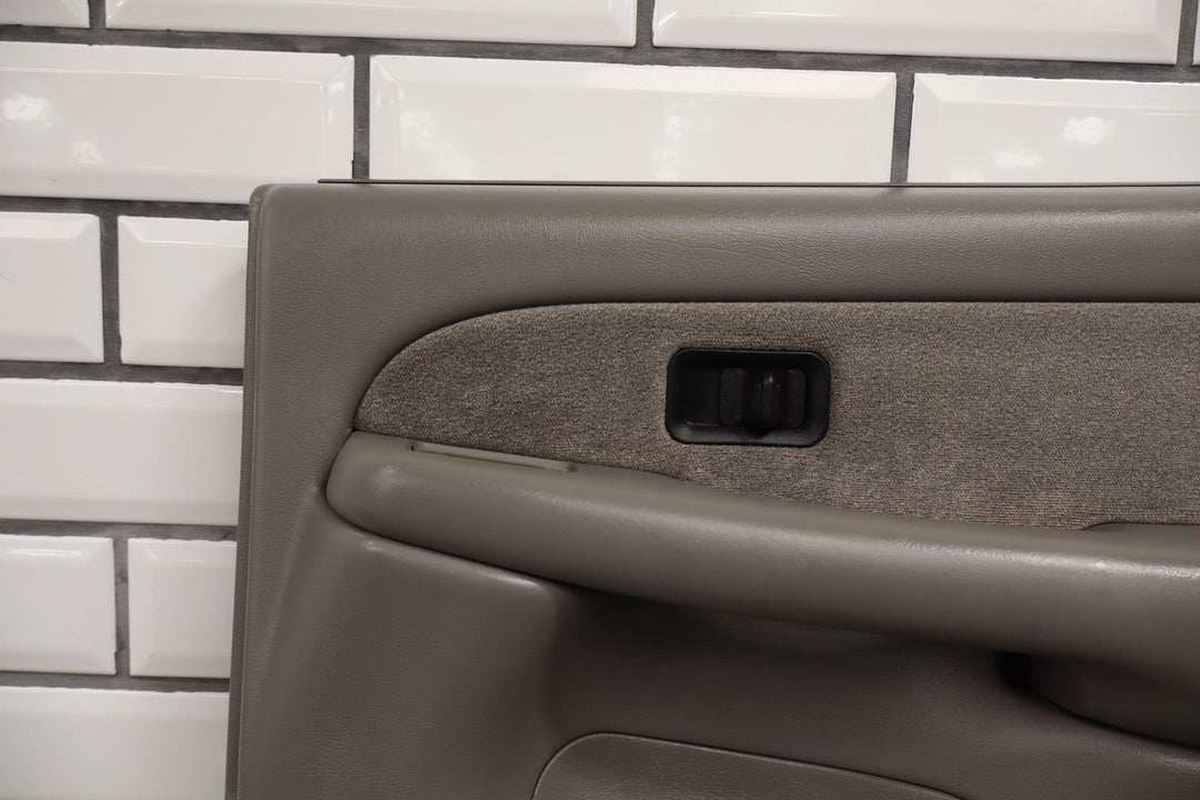 2001 - 2002 GMC Sierra 2500 Crew Cab Right Passenger Rear Door Trim Panel
