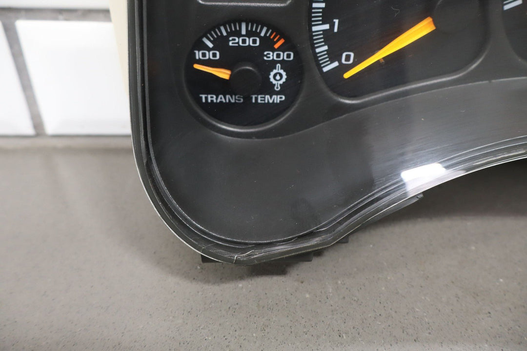 2001 - 2002 GMC Sierra 2500 (Gasoline/5 - Spd Auto Trans) Speedometer Cluster
