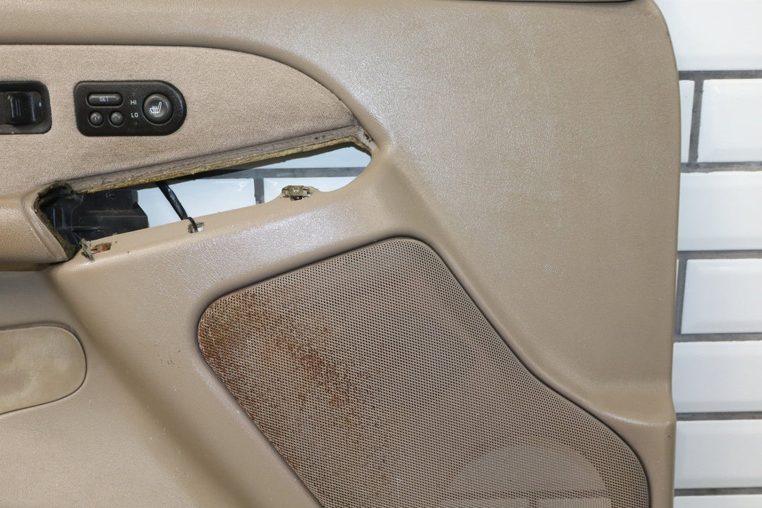 2001 - 2002 GMC Sierra 2500 HD Left Front Door Trim Panel Neutral 52