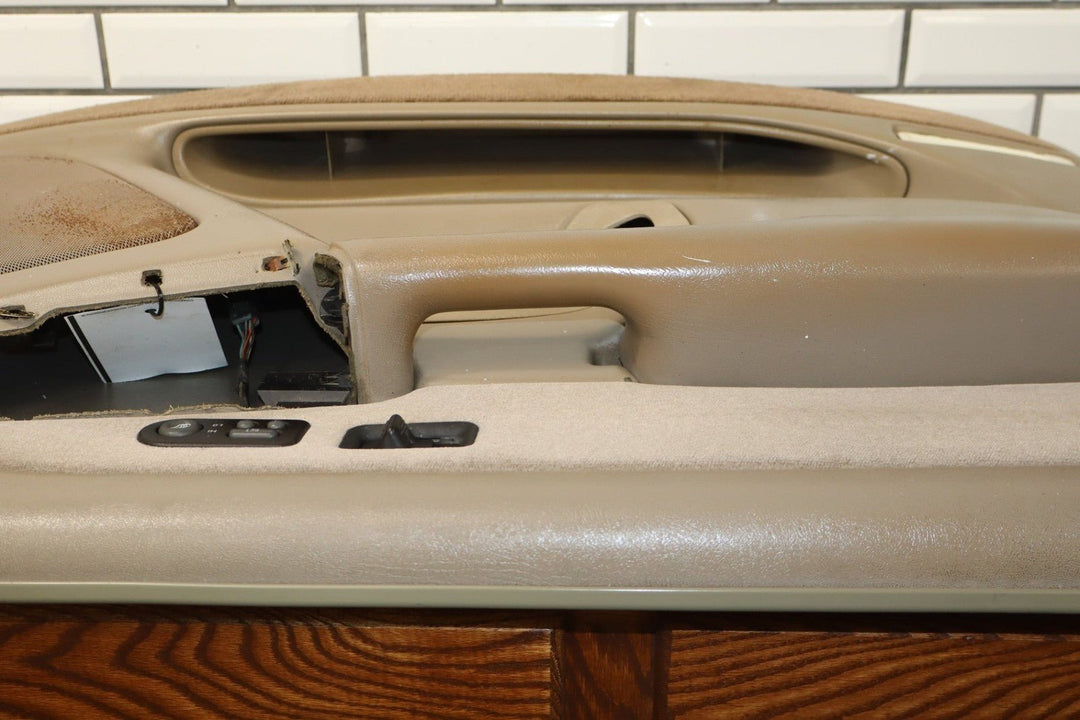 2001 - 2002 GMC Sierra 2500 HD Left Front Door Trim Panel Neutral 52